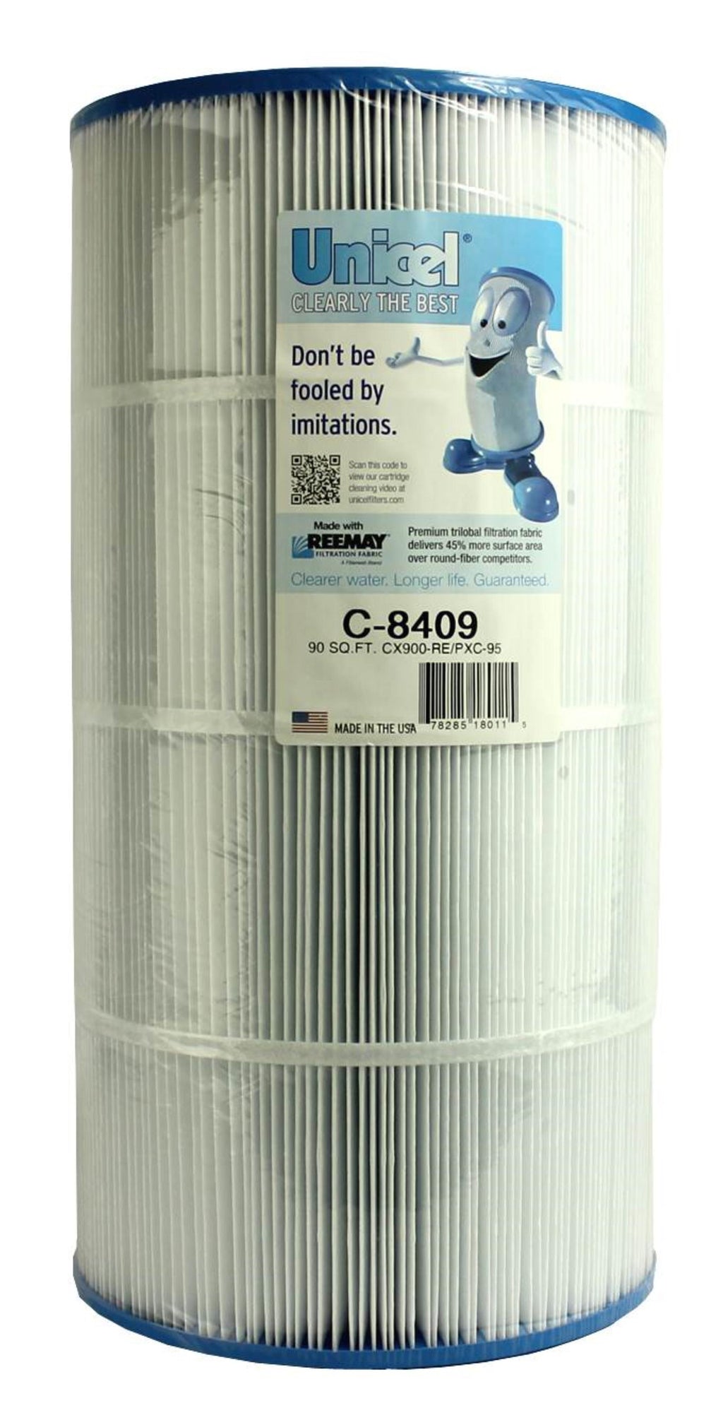 Unicel C-8409 Swimming Pool Replacement Filter Cartridge (2 Pack)