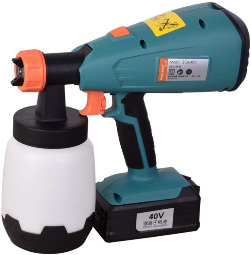 WEZER OTY Paint Sprayer Electric,Equipped with 1.8Mm360° Controllable Copper Nozzle and 1L Watering Can for Leather