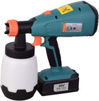 WEZER OTY Paint Sprayer Electric,Equipped with 1.8Mm360° Controllable Copper Nozzle and 1L Watering Can for Leather