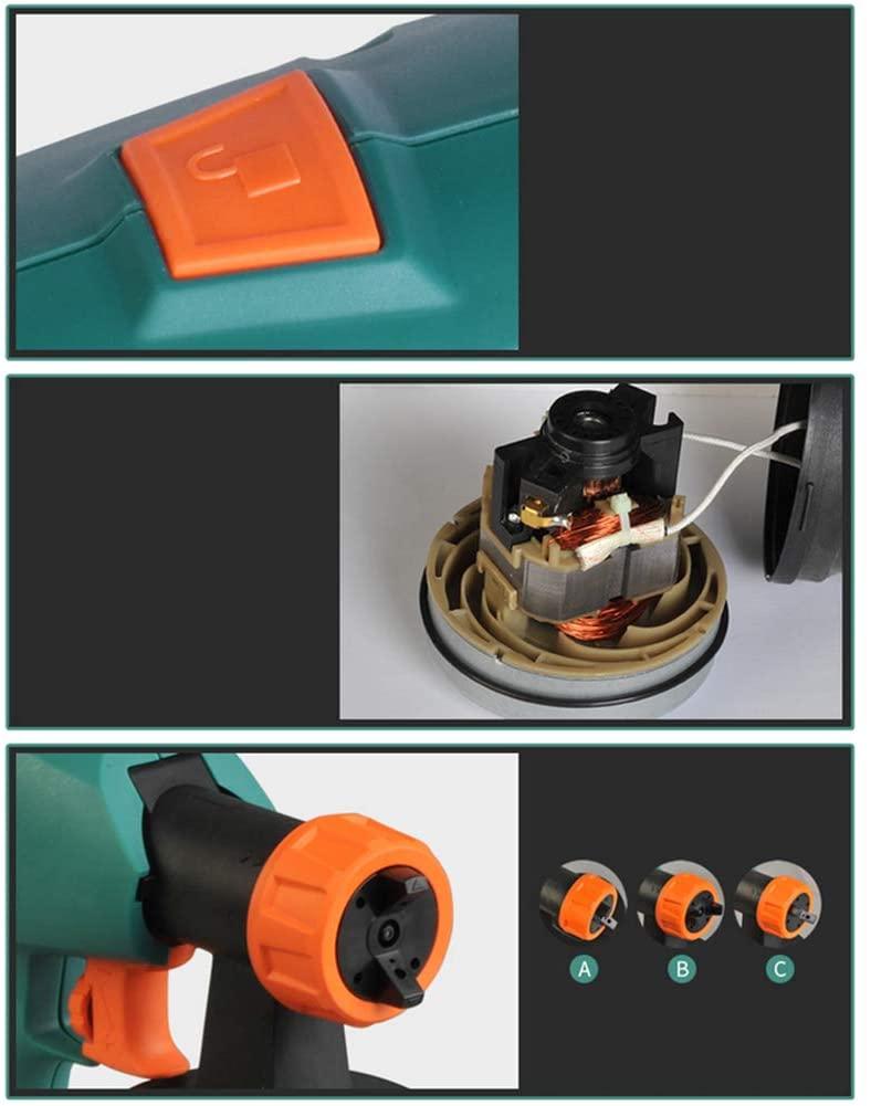 WEZER OTY Paint Sprayer Electric,Equipped with 1.8Mm360° Controllable Copper Nozzle and 1L Watering Can for Leather