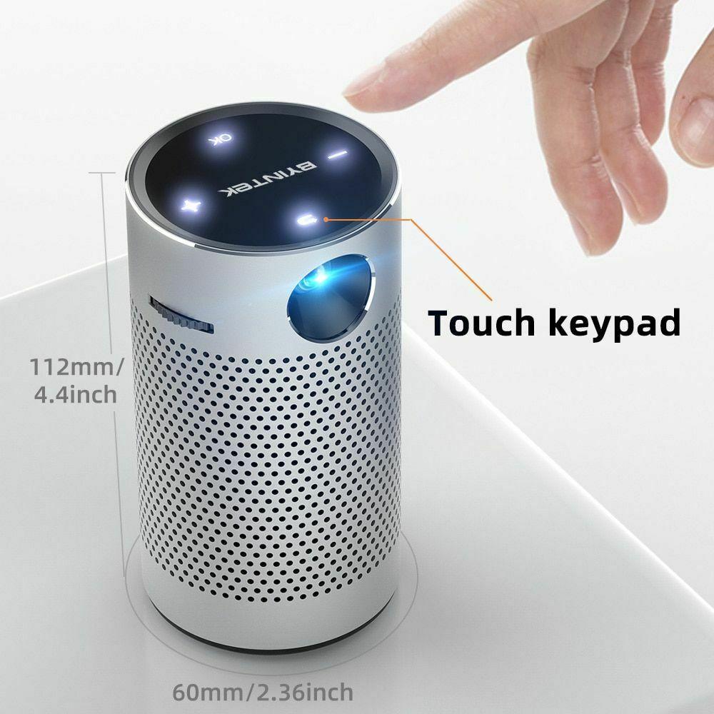 pocket portable smart projector android 8.1 os wifi 1080p 4k tv led home theater