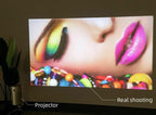 pocket portable smart projector android 8.1 os wifi 1080p 4k tv led home theater