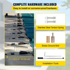 swimming pool safety cover inground 18x38ft, rectangle safety pool cover