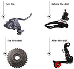 Shlia Mountain Bikes 26 Inch Wheel Men Adults High-Carbon Steel Lightweight Road Bike Bicycle 21 Speed Shock-Absorbing, Mens/Womens Fashionable Advanced Suspension Bikes, US Stock(Black-red)