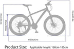 Shlia Mountain Bikes 26 Inch Wheel Men Adults High-Carbon Steel Lightweight Road Bike Bicycle 21 Speed Shock-Absorbing, Mens/Womens Fashionable Advanced Suspension Bikes, US Stock(Black-red)