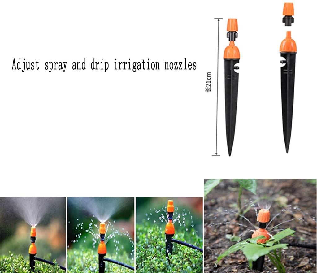 BBGS Automatic Drip Irrigation System with Hose & Adjustable Nozzle, Garden Watering Mist Cooling Outdoors Atomization Kits for Balcony Patio Lawn (Color : Style 6)