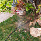 BBGS Automatic Drip Irrigation System with Hose & Adjustable Nozzle, Garden Watering Mist Cooling Outdoors Atomization Kits for Balcony Patio Lawn (Color : Style 6)