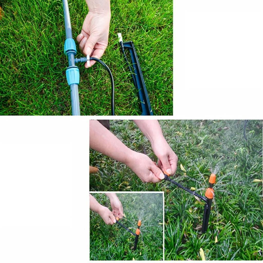 BBGS Automatic Micro Irrigation System, Distribution Watering Atomizing Nozzle Mister Dripper Kit for Garden, Patio, Lawn, Greenhouse, Plants