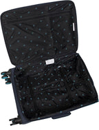 Duo-Tone 27" Softside Checked 8 Wheel Spinner, Capri Breeze/Dress Blues
