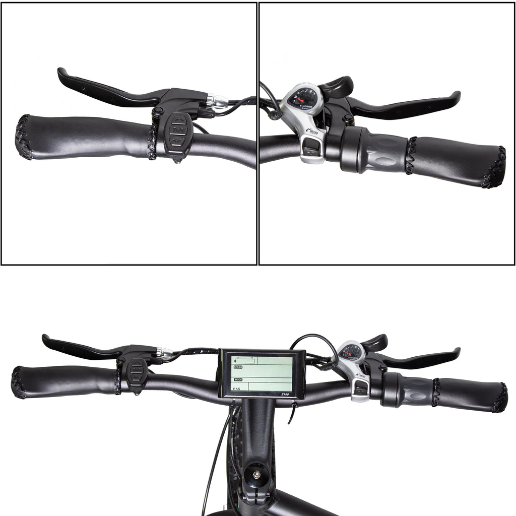 26" 36V 500W Fat Tire Electric Bicycle Mountain Beach e-Bike Removable Battery 7 Speed