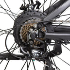 26" 36V 500W Fat Tire Electric Bicycle Mountain Beach e-Bike Removable Battery 7 Speed