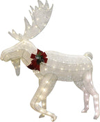 Joiedomi 5ft Cotton Moose LED Yard Light for Christmas Outdoor Yard Garden Decorations, Christmas Event Decoration, Christmas Eve Night Decor
