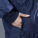 babakud rhombus sewing solid hooded winter down coat