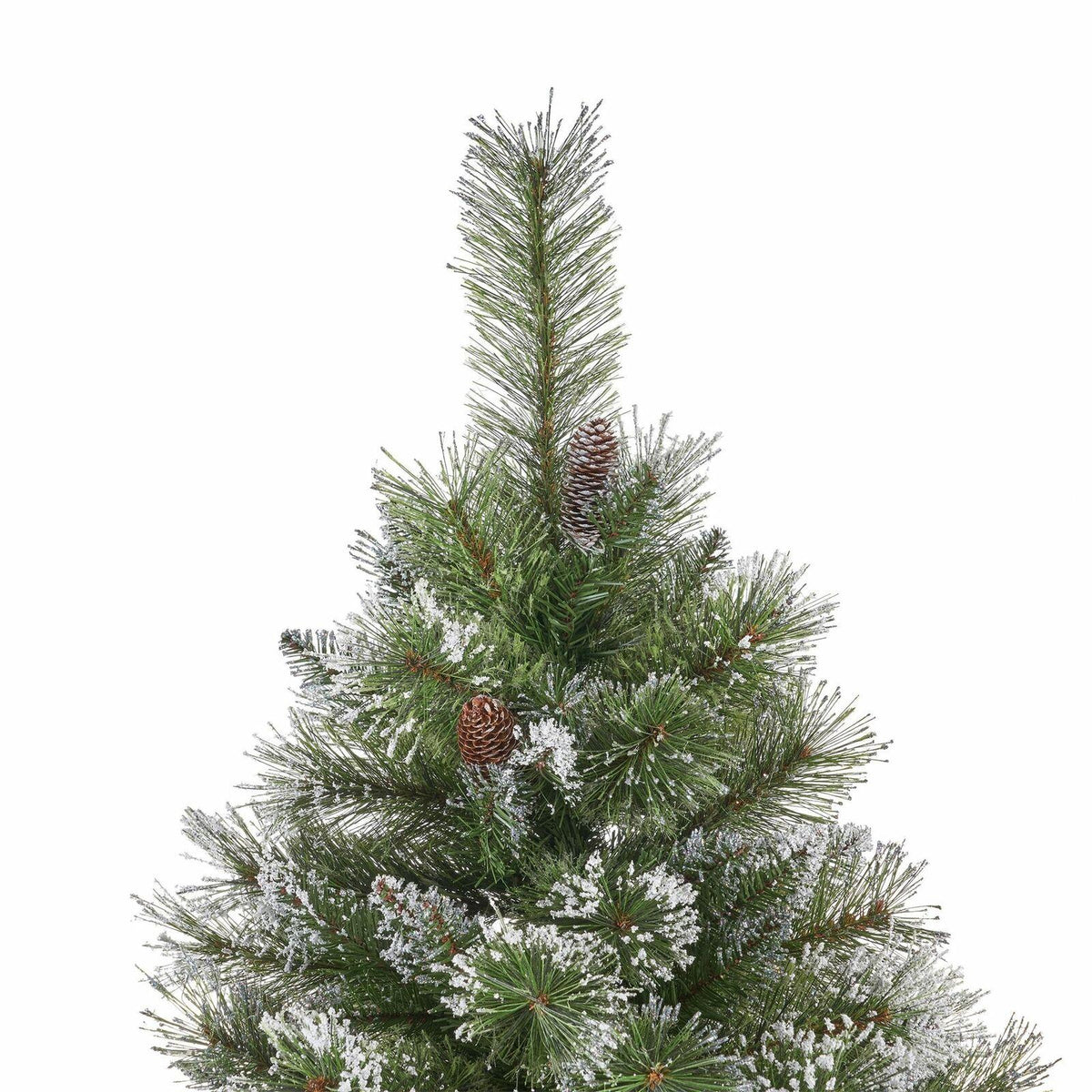 7.5-foot Cashmere Pine and Mixed Needles Hinged Artificial Christmas Tree with S