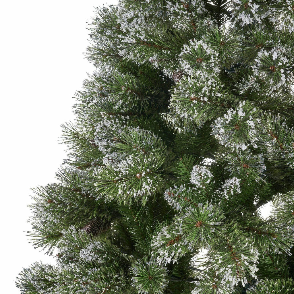 7.5-foot Cashmere Pine and Mixed Needles Hinged Artificial Christmas Tree with S