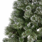 7.5-foot Cashmere Pine and Mixed Needles Hinged Artificial Christmas Tree with S