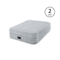 Queen Supreme Air Flow Bed Airbed Mattress with -In Pump (2-Pack)