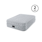 Queen Supreme Air Flow Bed Airbed Mattress with -In Pump (2-Pack)