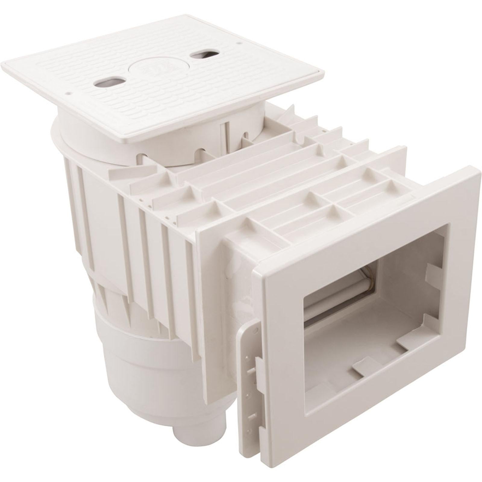 Waterway Plastics Skimmer Complete, WW Renegade, Fiberglass, 2", wht, Square