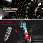 SH26 Electric Bike for Adults, Electric Mountain Bike, 26 Inch Wheels, Max 18.64mph, E-Bike for Adults Women Men Ladies Teenagers