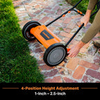 LMRM1602 Push Reel Lawn Mower 16-Inch 5-Blade
