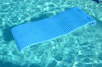 Swim Central 70-Inch Blue Portable Rippled Foam Swimming Pool Mattress Raft