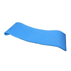 Swim Central 70-Inch Blue Portable Rippled Foam Swimming Pool Mattress Raft