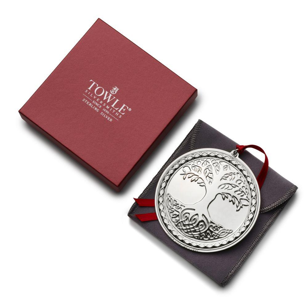 Towle 2023 22nd Edition Annual Celtic Ornament, 3.75 inches, Sterling Silver