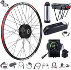 BAFANG 48V 500W Front Hub Motor Electric Bike Conversion Kit for 20 26 27.5 700c inch Wheel Drive Engine with LCD Display with Battery and Charger
