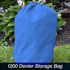 Sportsman 1200 Denier 14 ft. to 16 ft. (Beam Width to 75 in.) Blue V-Hull Fishing Boat Cover Size BT-2