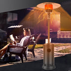 Clearance Items Outdoor Patio Heater With Wheels,Propane 46,000 BTU Premium Outdoor Patio Heater