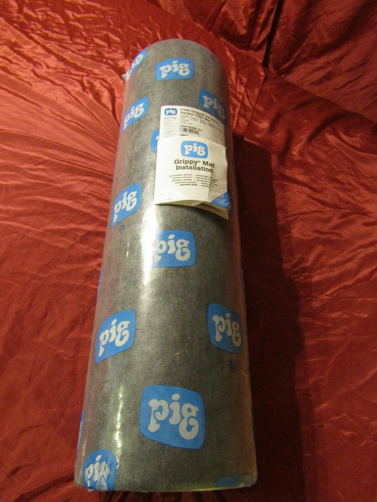 Pig Grippy Floor Mat- 36 in. x 100 ft.- GRAY-  NEW!  GRP36200-GY
