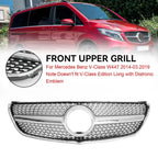 2014-03.2023 Benz W447 V-Class Diamond Front Upper Grille Grill Generic