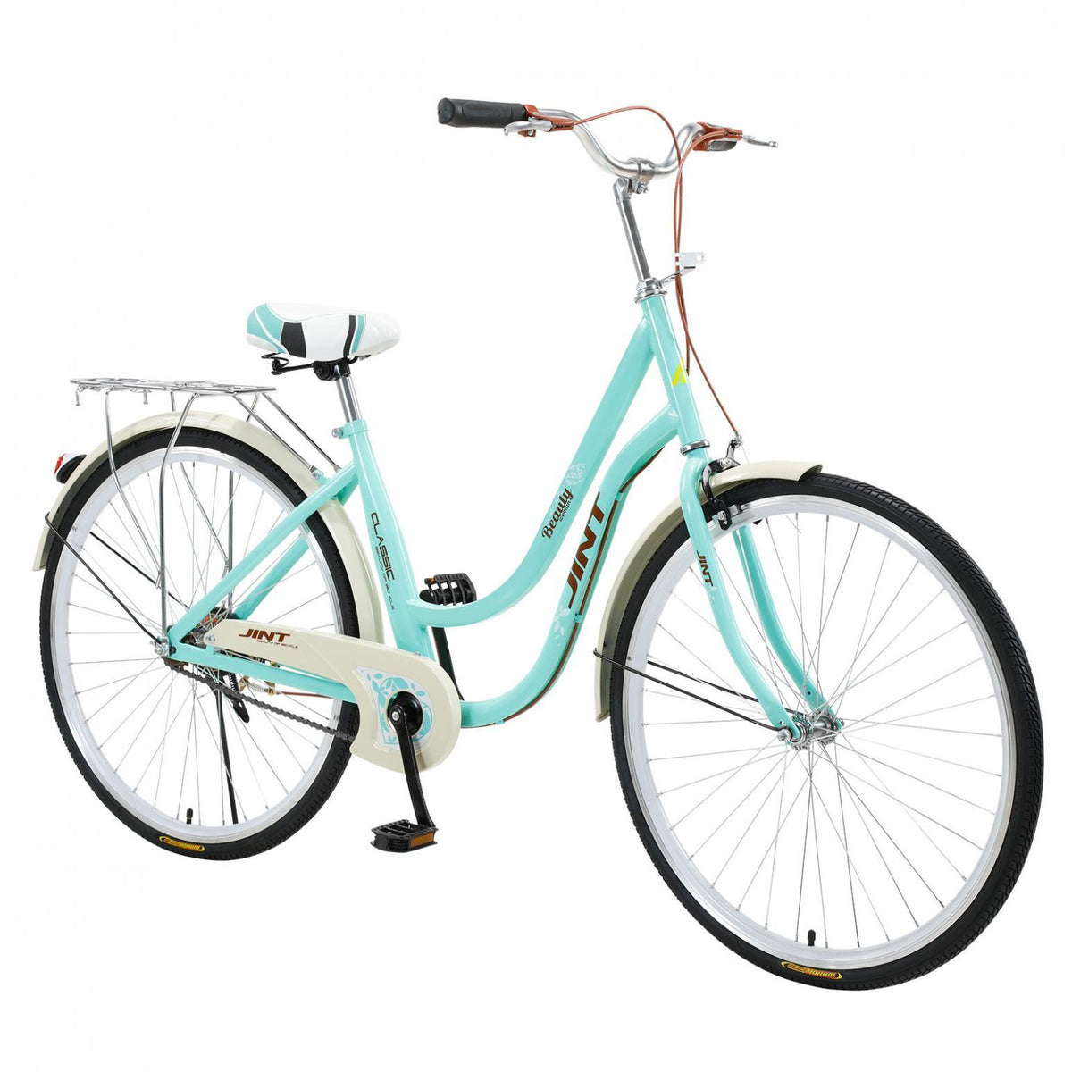HOMBOM 26-Inch Womens Comfort Bikes Beach Cruiser Bike Single Speed Bicycle Comfortable Bicycle