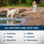 airmax muckaway natural pond muck remover – safely clears muck and sludge from beaches and shorelines; fish, plant and wildlife friendly – 6 month supply, 16 scoops