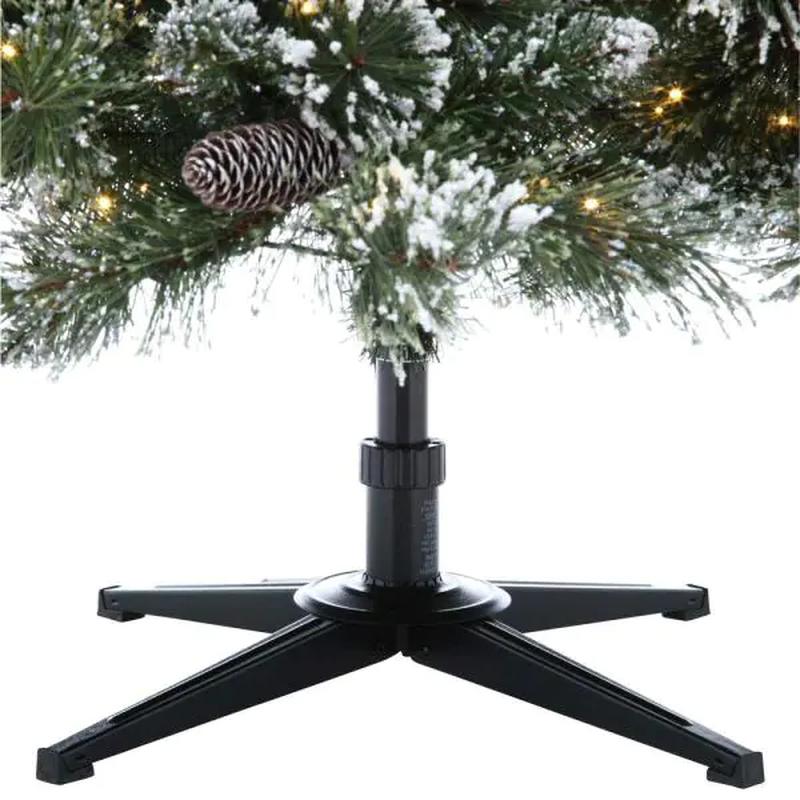 9 Ft Sparkling Amelia Pine LED Pre-Lit Artificial Christmas Tree with 600 Warm W