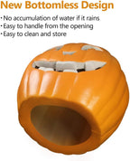 Halloween Pumpkin Lantern - Jack-O-Lantern Lights - Halloween Pumpkin Decorations - Shatterproof Waterproof Fake Pumpkin Safe for Indoor Outdoor - Perfect Halloween Party Favors