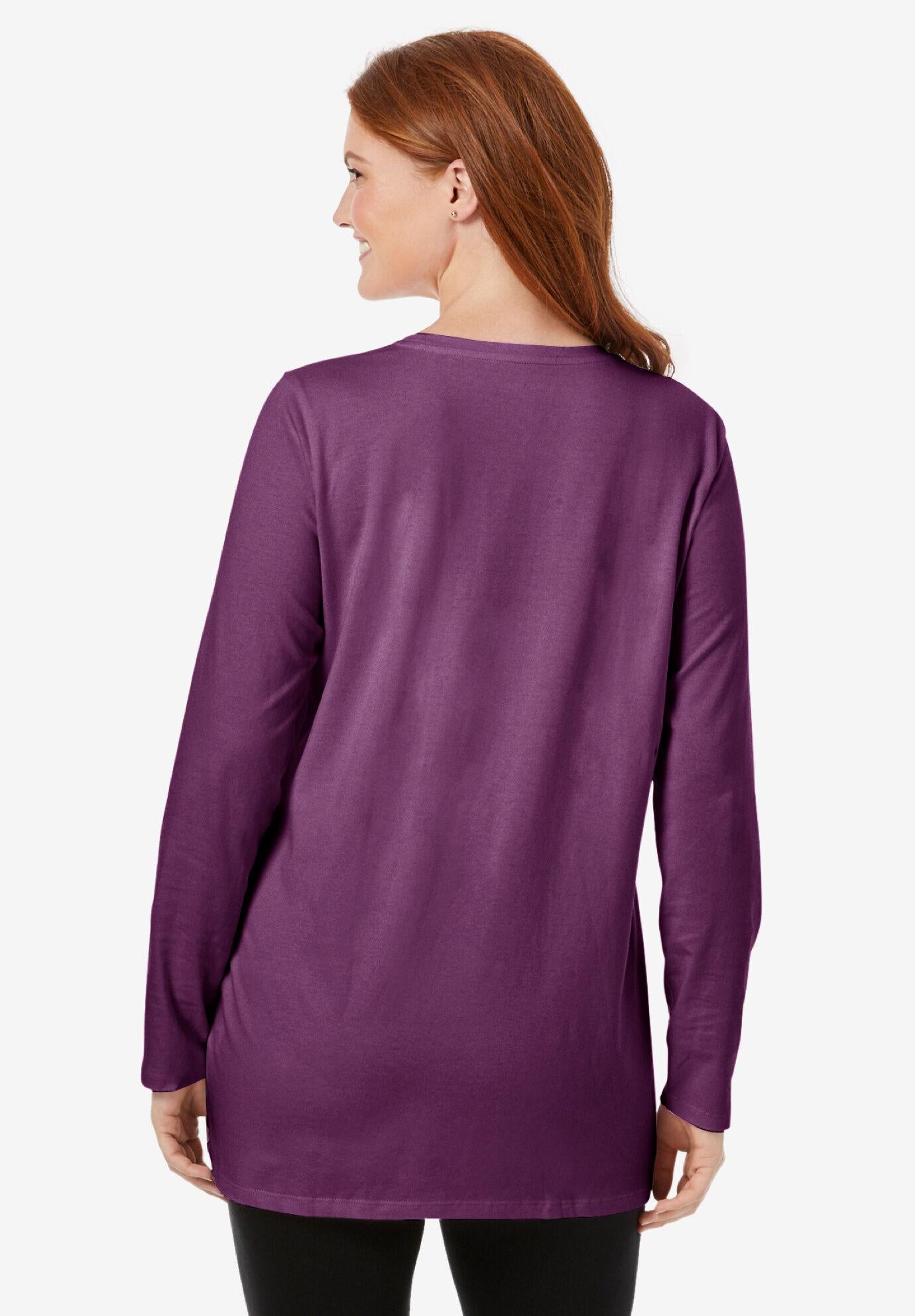 long sleeve crewneck perfect tunic