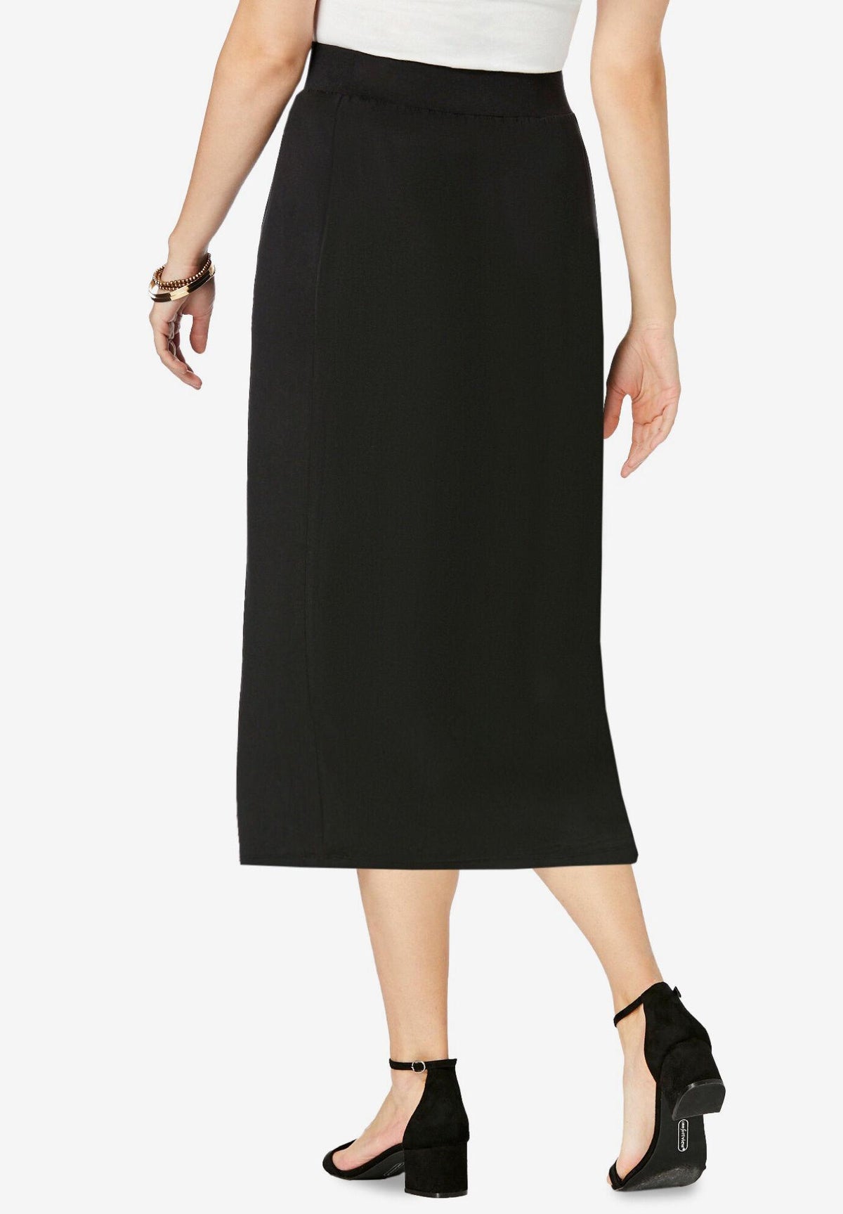 knit midi skirt