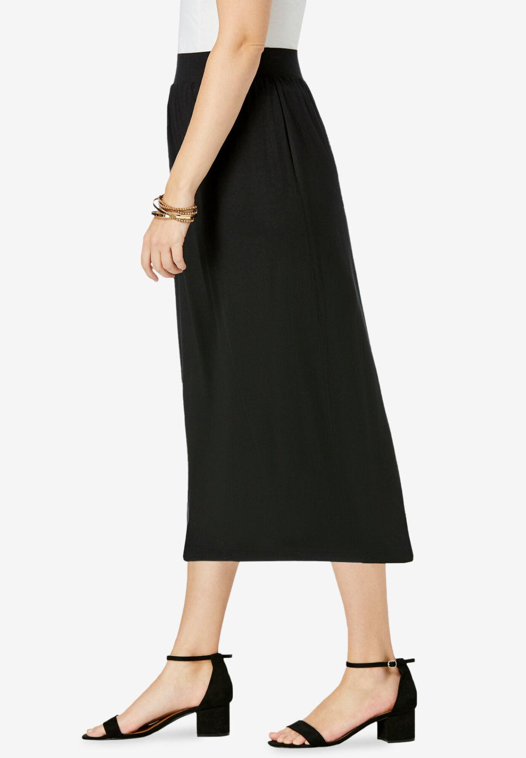 knit midi skirt