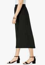 knit midi skirt