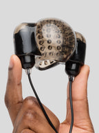 Dual Power Vibrating Penis Head Sleeve, Black