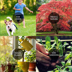 nature’s lawn &amp; garden - bio-enhanced 16-4-8 liquid lawn fertilizer for all grass types, with humic &amp; fulvic acid, molasses, and kelp seaweed - non-toxic, pet-safe (4 gallon bundle)