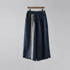 babakud retro stitching cotton linen loose straight pants