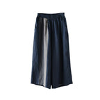babakud retro stitching cotton linen loose straight pants
