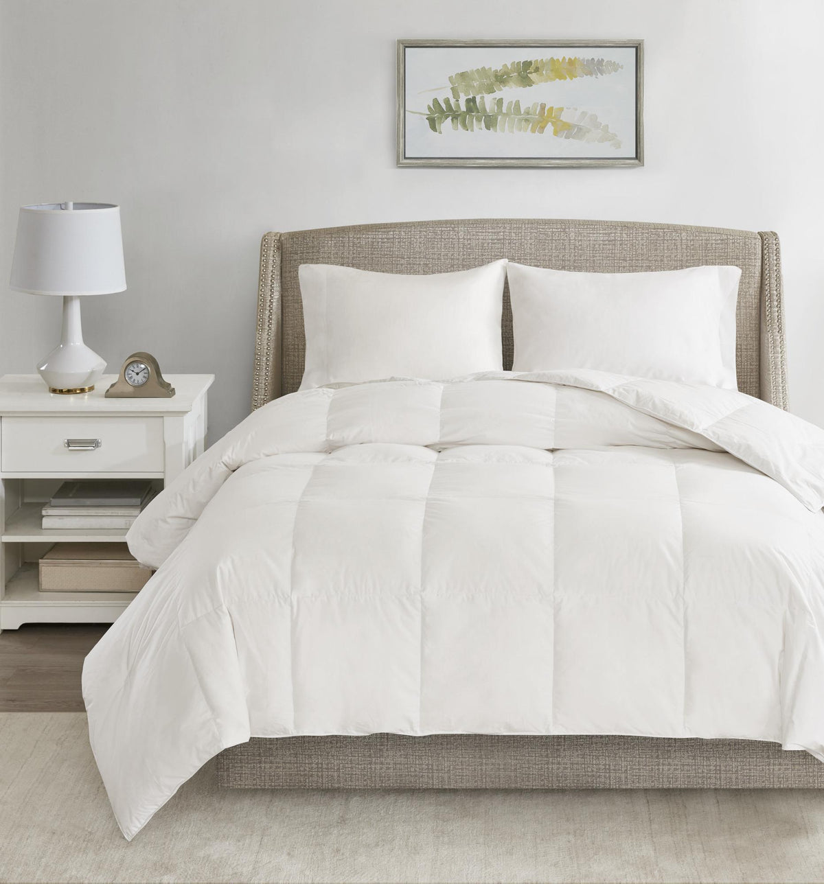 Comfort Classics All Season Exra Long Cotton Cover Down Comforter, King
