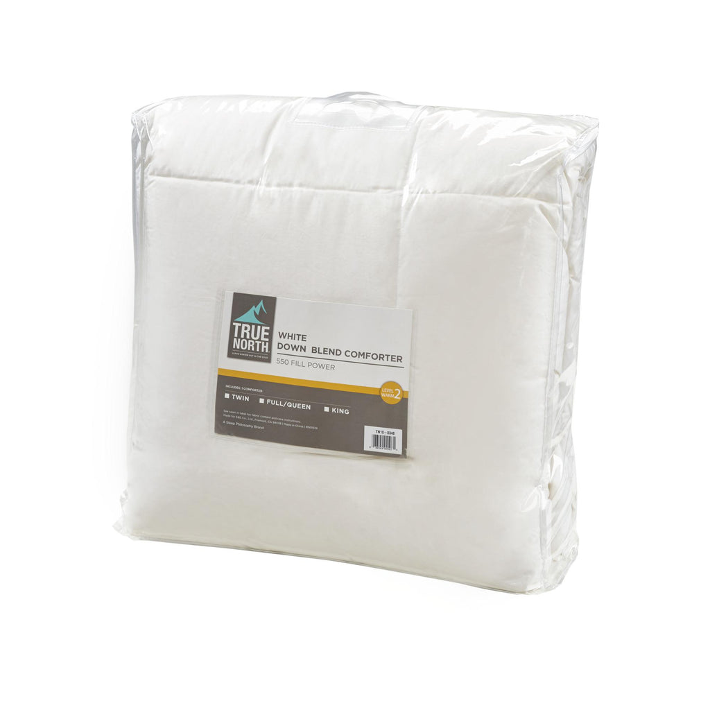 Comfort Classics All Season Exra Long Cotton Cover Down Comforter, King