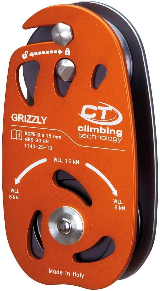 Climbing Technology Pulley for Tree Felling for high Loads 80 kN Grizzly