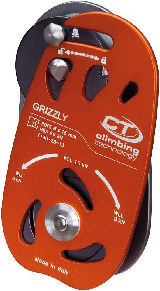Climbing Technology Pulley for Tree Felling for high Loads 80 kN Grizzly