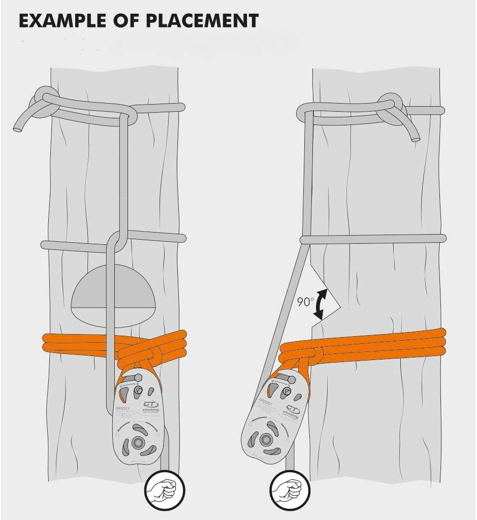 Climbing Technology Pulley for Tree Felling for high Loads 80 kN Grizzly